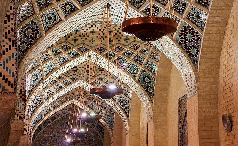 شبستان شرقی در مسجد نصیرالملک