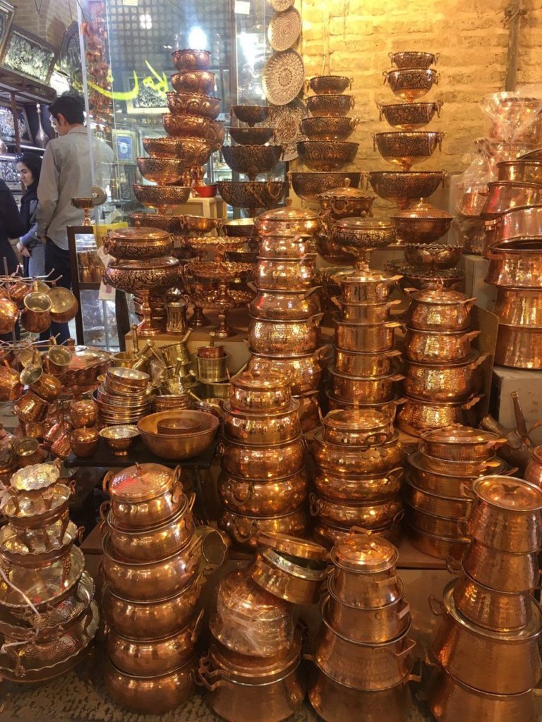 بازار مسگرها در شهر کرمان