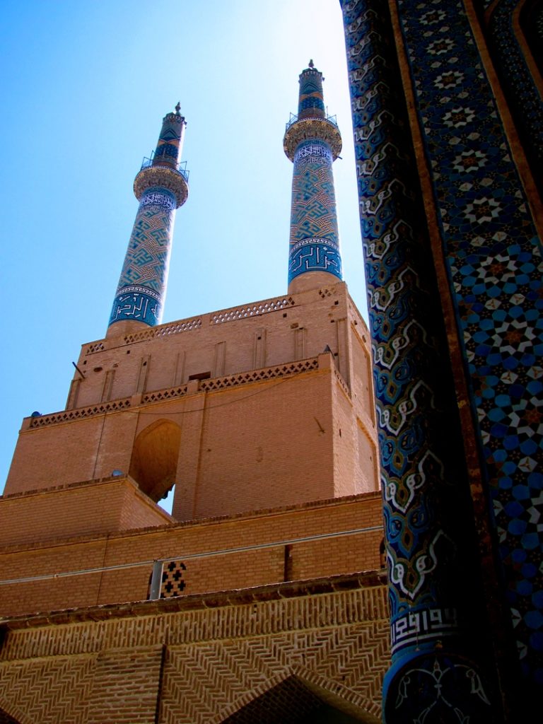 مسجد جامع در شهر یزد، نمونۀ اعلای شاهکار معماری ایرانی اسلامی